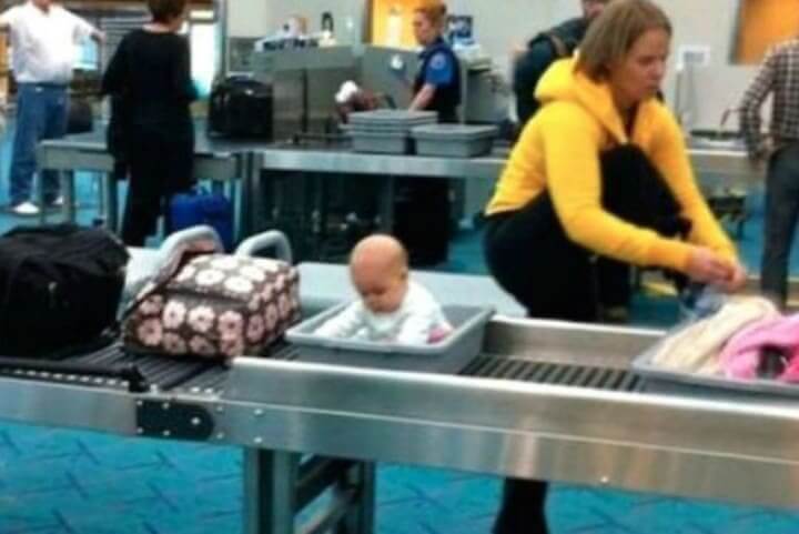 "Please Put All Carry-On Items Through The Scanner"