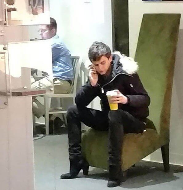 Is He Wearing High Heels?