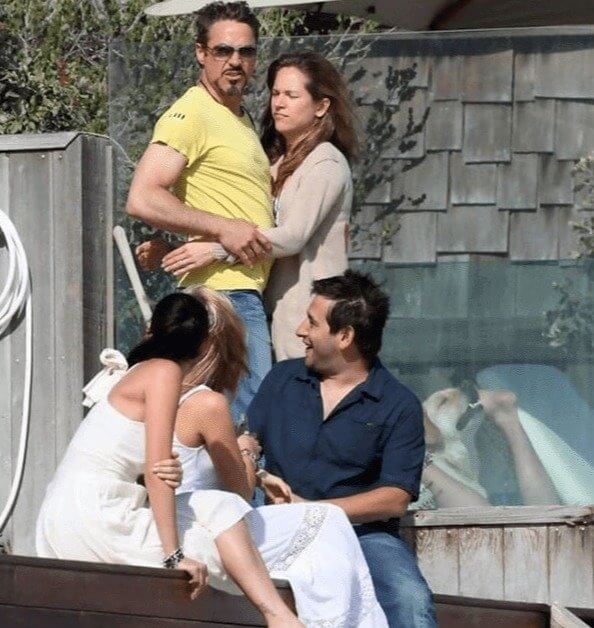 Tony Stark's Dog Having a Good Time