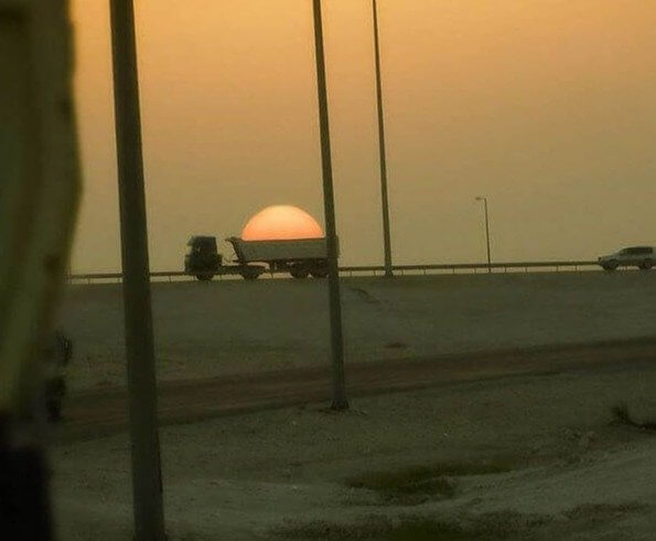 Truck Stealing The Sun