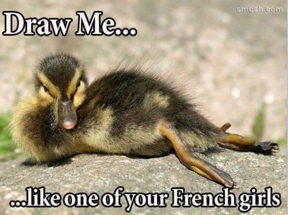 The Duck Model - Posing for a Painting