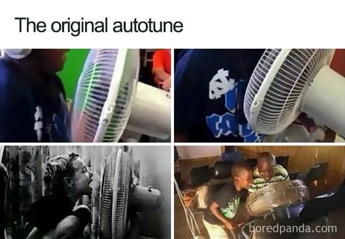 Spending An Hour Talking Into The Fan