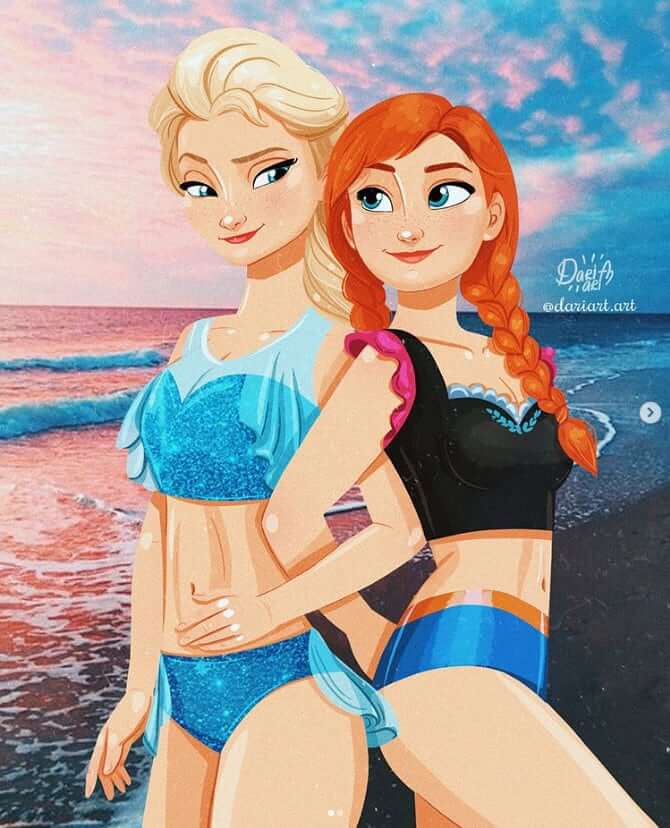 5. Anna and Elsa